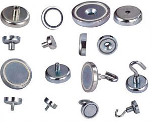 variety of Neodymium pot magnets